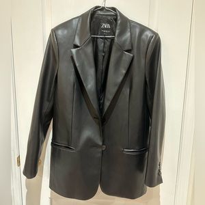 Zara Vegan Leather Jacket